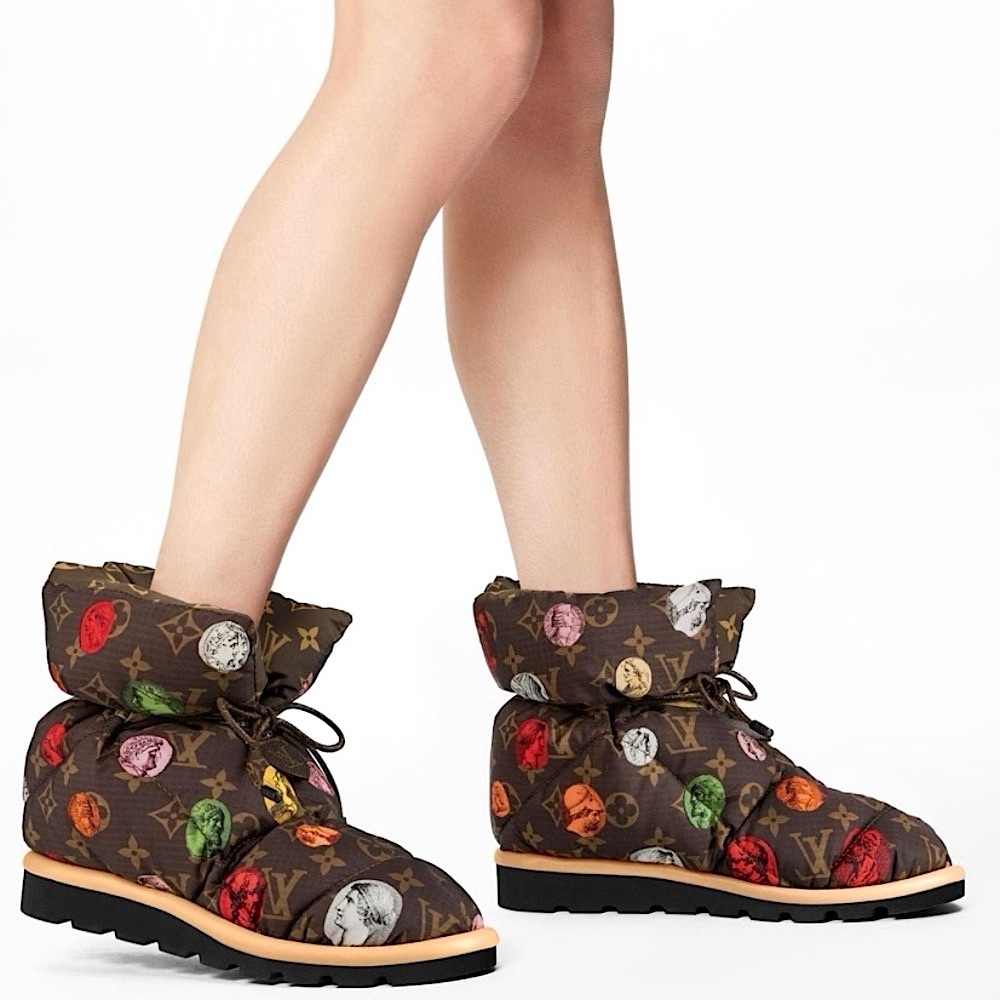 BRAND NEW Louis Vuitton x Fornasetti Limited Edition Monogram Ankle Boots